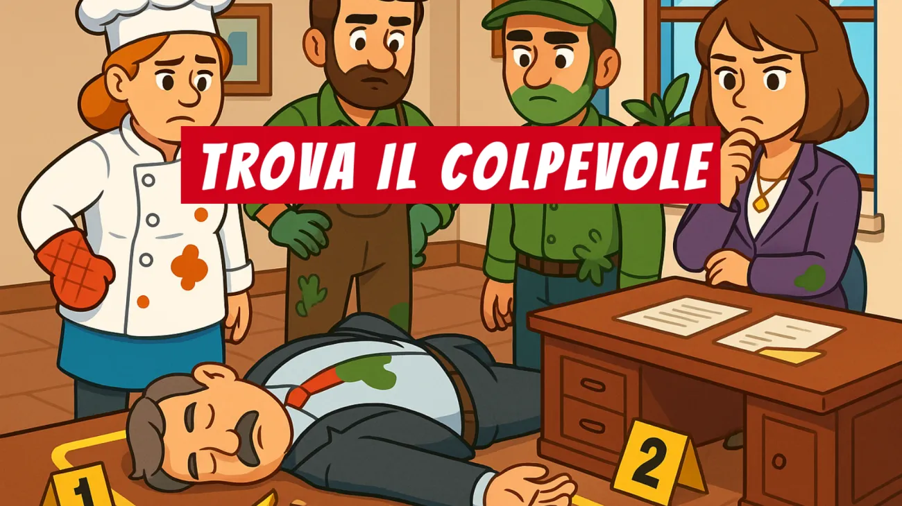 Solo il 3% delle persone risolve questo enigma: riesci a trovare il colpevole nell’ufficio di mogano? Sfida la tua mente!"