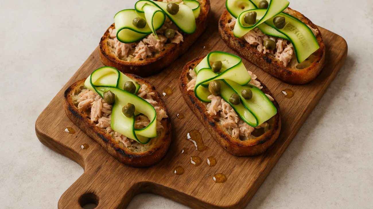 crostini tonno zucchine"